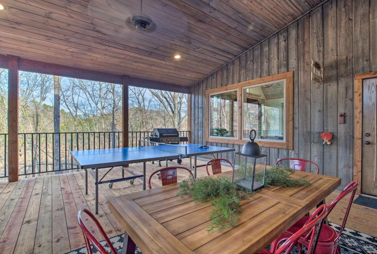 Contemporary Broken Bow Cabin W/Deck+Hot Tub! Stephens Gap Exterior photo